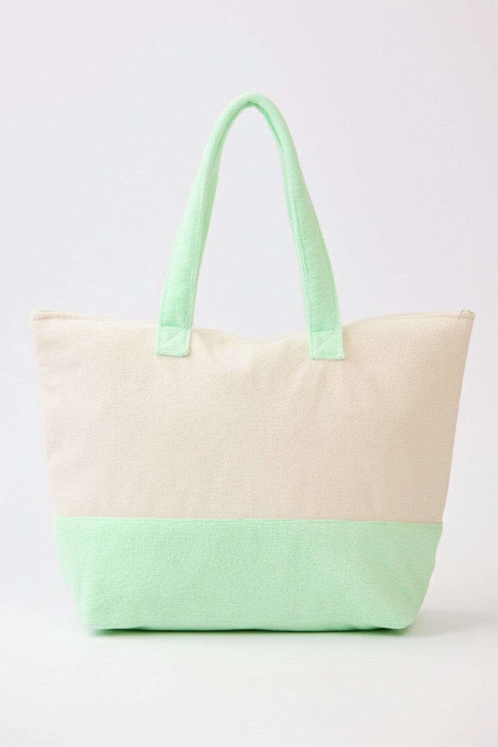 MB0341 Hello Summer Terry Beach Tote Bag - MiMi Wholesale