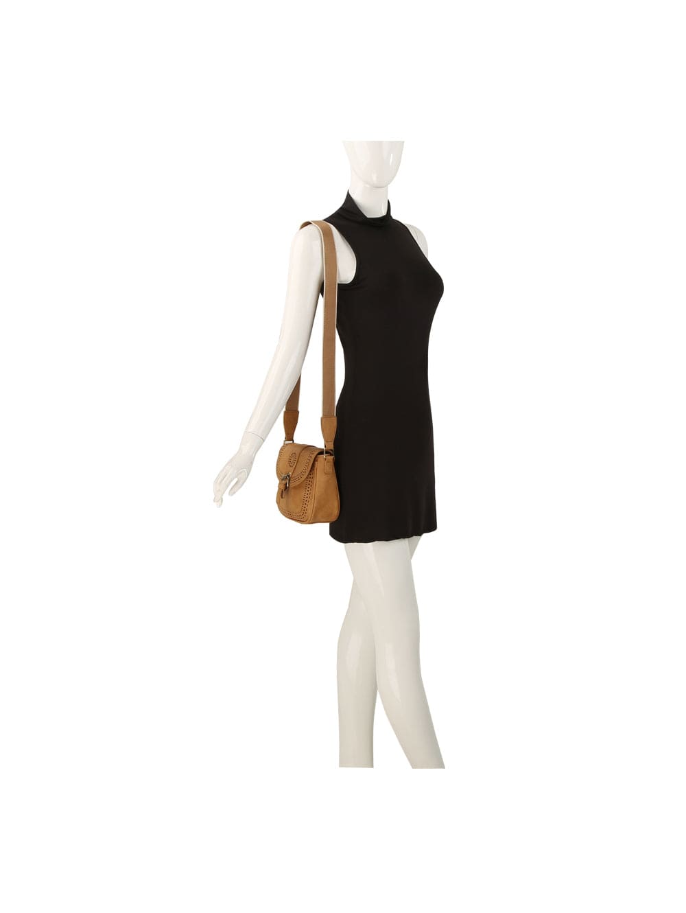 ME0050 Norah Laser Cutout Crossbody Bag - MiMi Wholesale