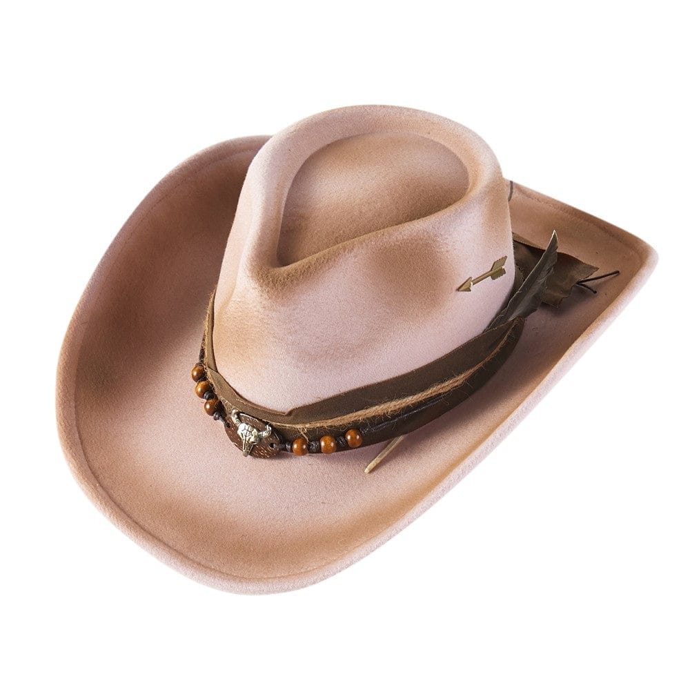 MH0270 Betsy Vintage Shapeable Cowboy/Fedora Hat - MiMi Wholesale