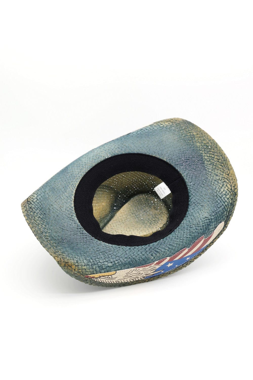 MH0340 USA Distressed Cowboy Hat - MiMi Wholesale