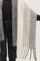 MS0452 Solid Brushed Fringe Scarf - MiMi Wholesale