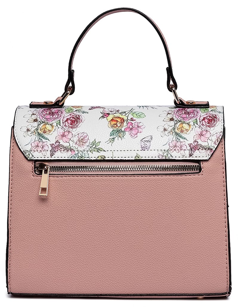 PF2770 Colorblock Top Handle/Crossbody Bag - MiMi Wholesale