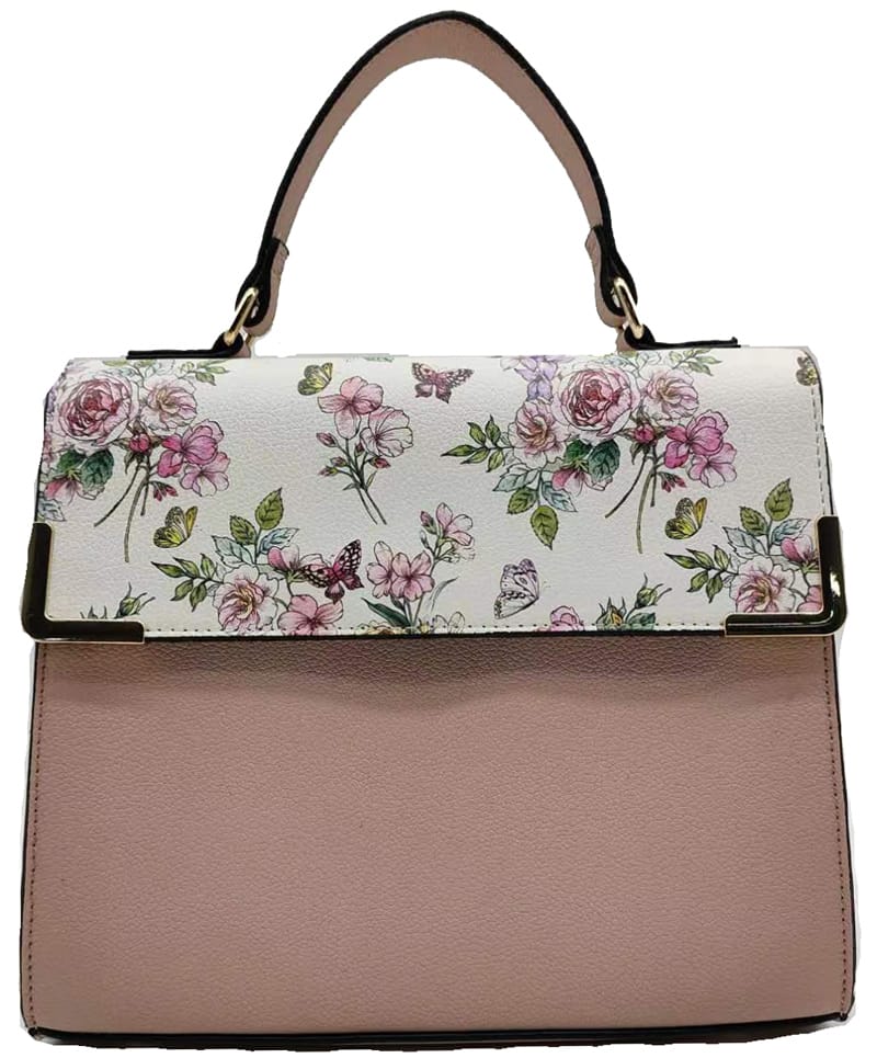 PF2770 Colorblock Top Handle/Crossbody Bag - MiMi Wholesale