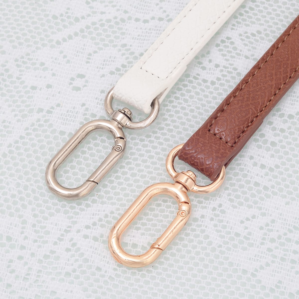 PP782S Riley Striped Nylon Double Handle Crossbody Bag - MiMi Wholesale