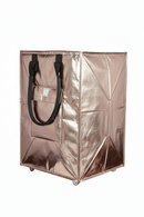 RT301 RT302 Foldable Rolling Shopping Bag with Neoprene Handle - MiMi Wholesale