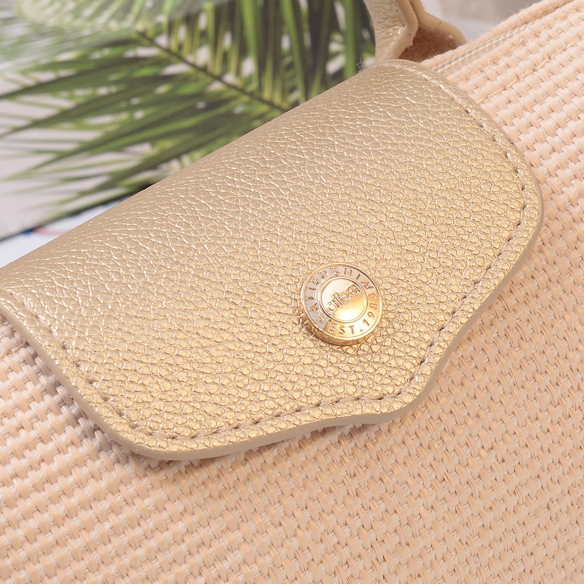 SC781 Lacey Straw Mini Crossbody Bag - MiMi Wholesale