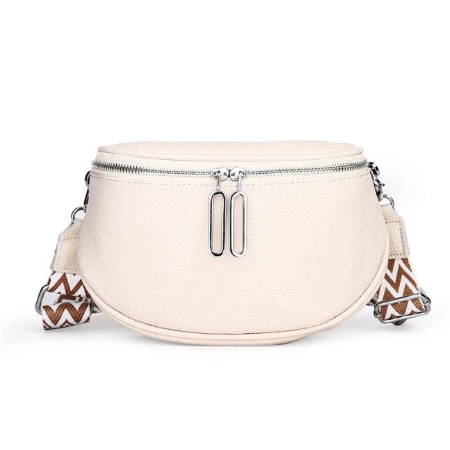 SF231015 Crossbody Bag With Chevron Print Strap - MiMi Wholesale