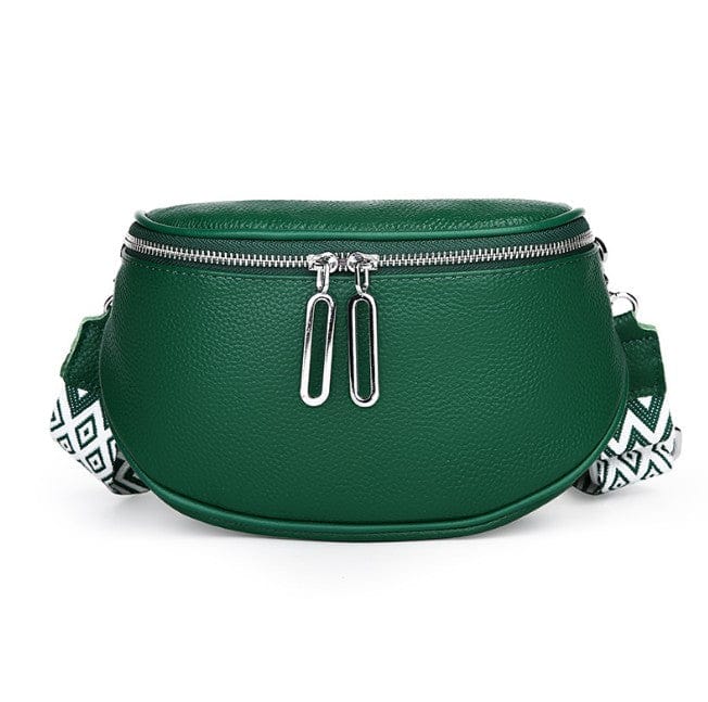 SF231015 Crossbody Bag With Chevron Print Strap - MiMi Wholesale