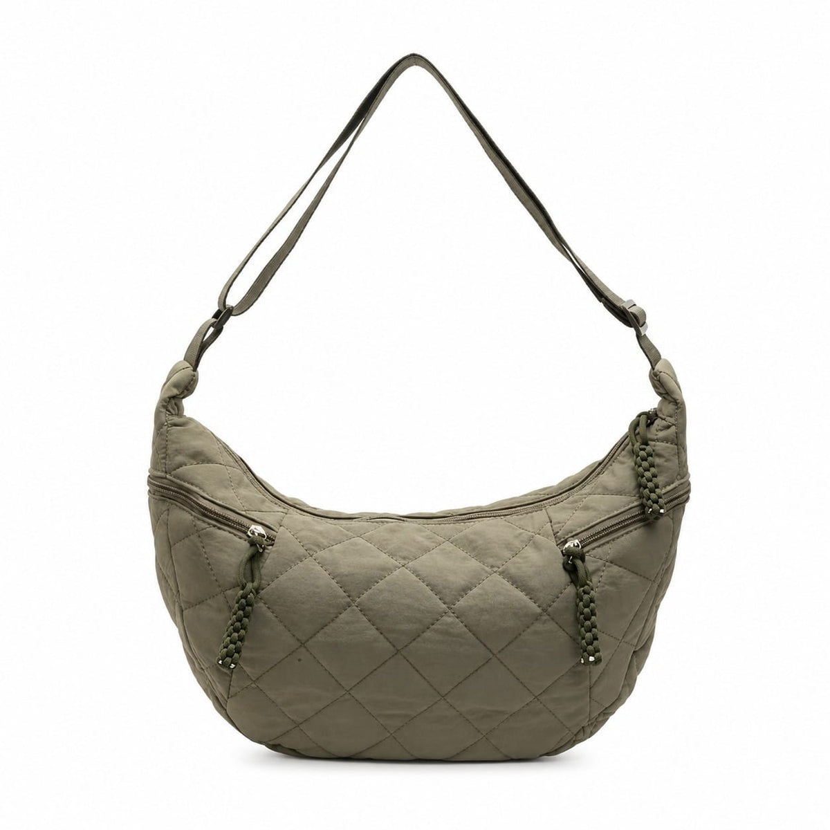 SF262037 Felicia Nylon Quilted Crossbody & Shoulder Bag - MiMi Wholesale