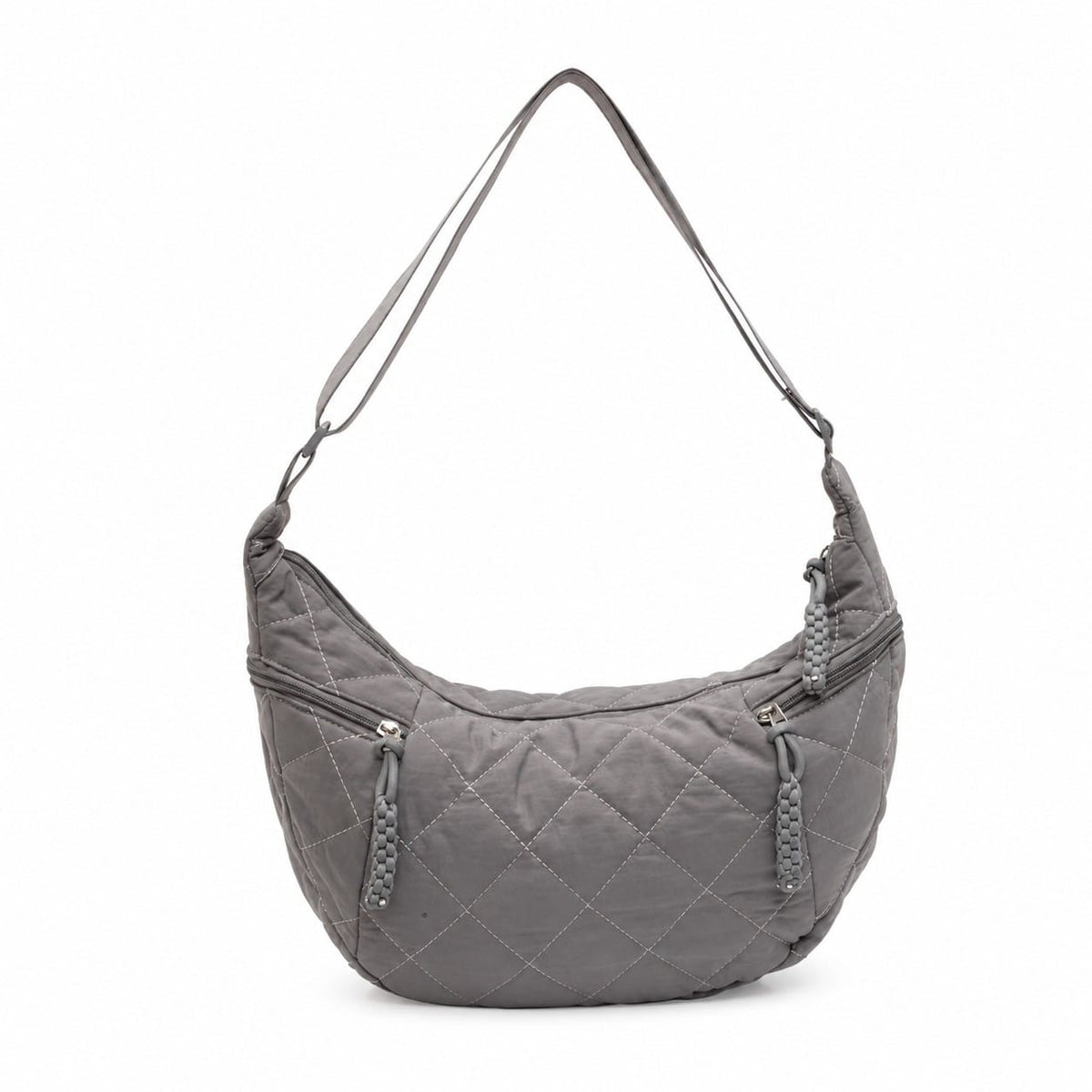 SF262037 Felicia Nylon Quilted Crossbody & Shoulder Bag - MiMi Wholesale