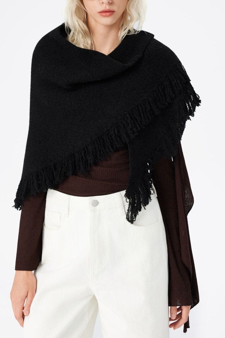 SFC0143 Triangle Fringe Scarf - MiMi Wholesale