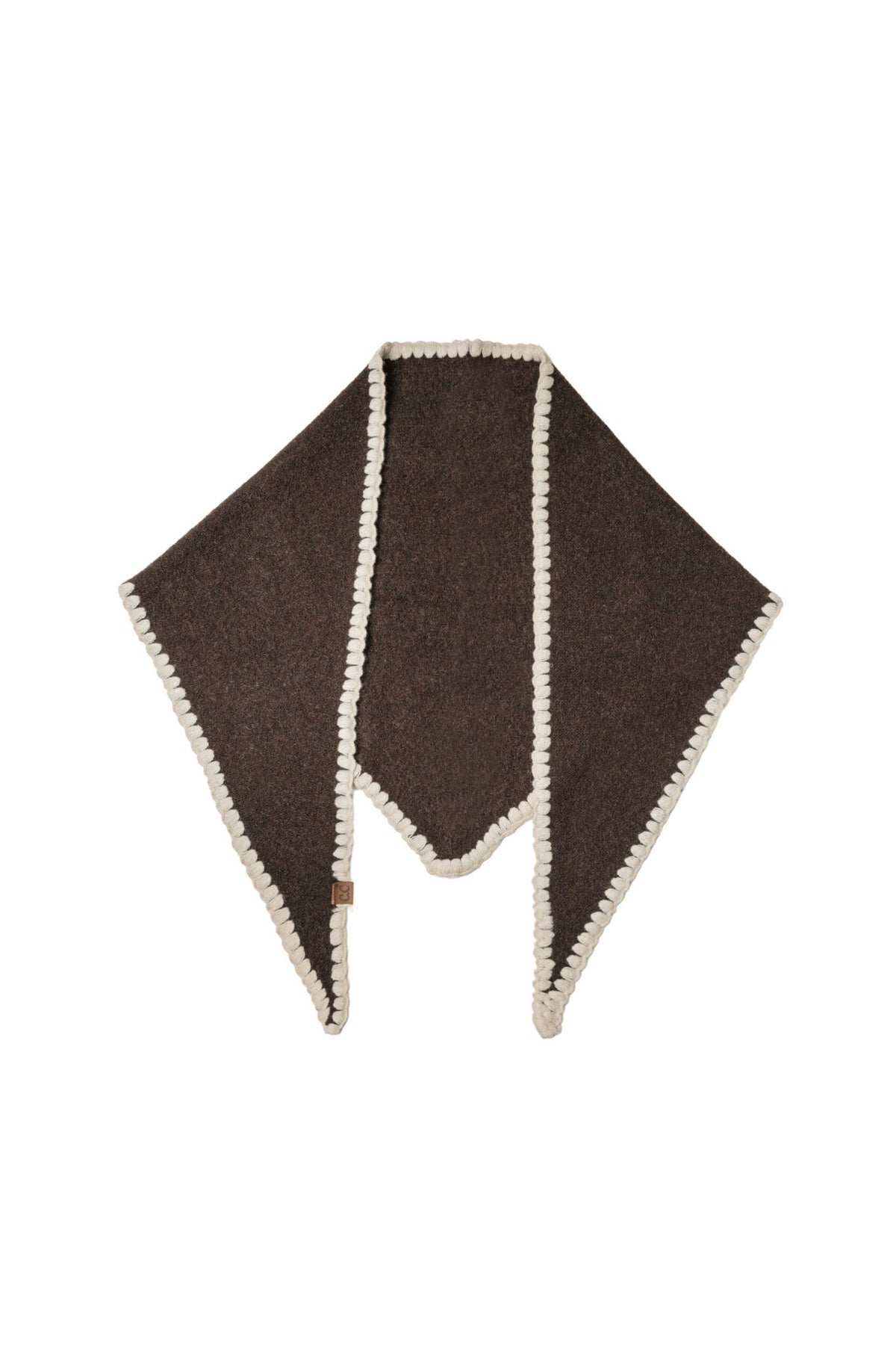 SFC0152 Elodie Scalloped Triangle Scarf - MiMi Wholesale