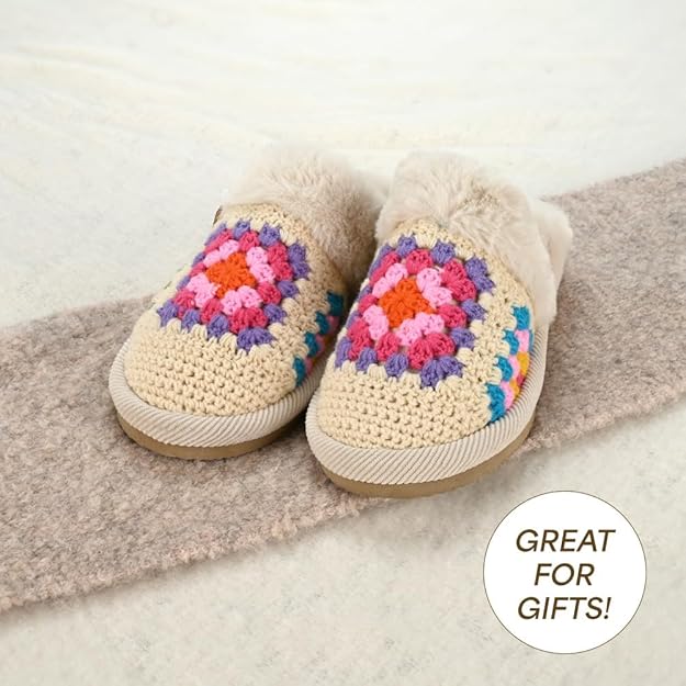 SPE7393 Handmade Crochet Slippers - MiMi Wholesale