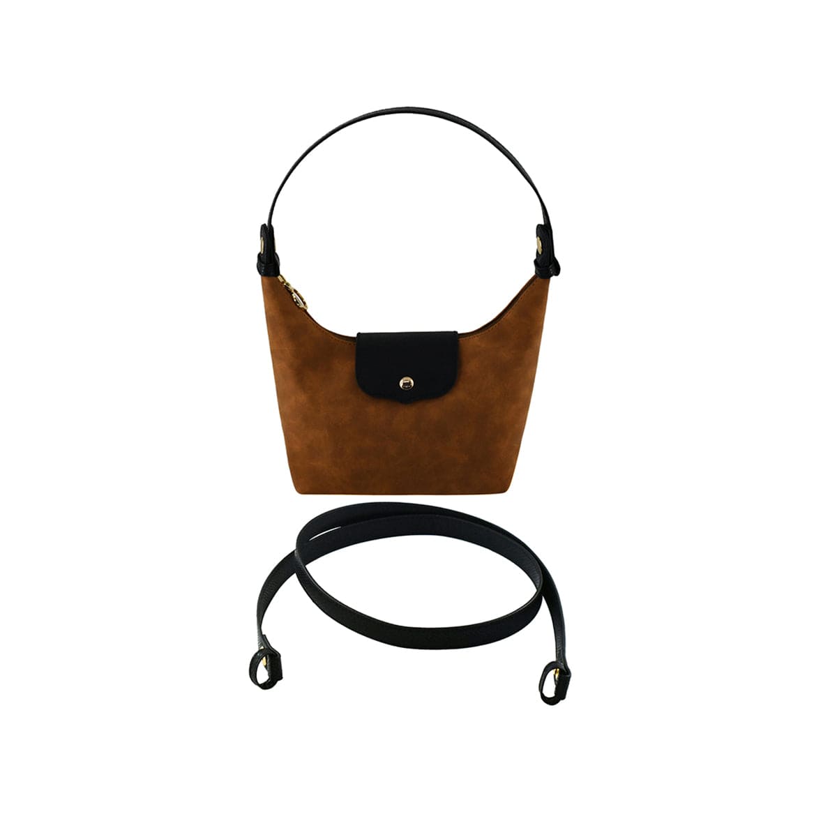 SU780 Faux Suede Convertible Clutch/Shoulder/Crossbody Bag - MiMi Wholesale