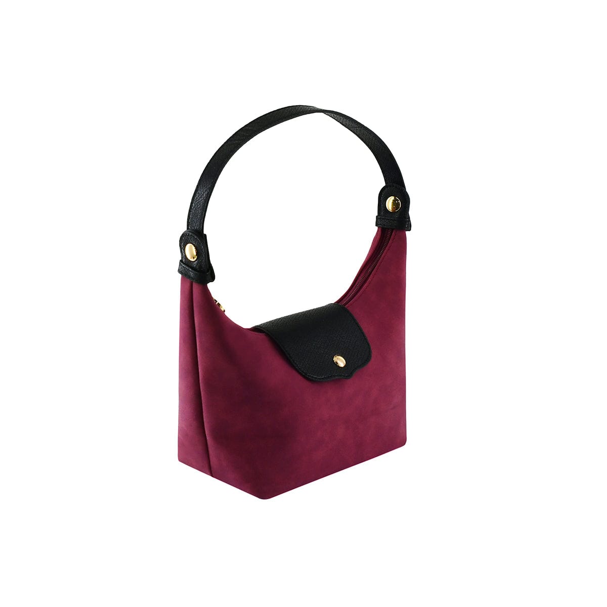 SU780 Faux Suede Convertible Clutch/Shoulder/Crossbody Bag - MiMi Wholesale