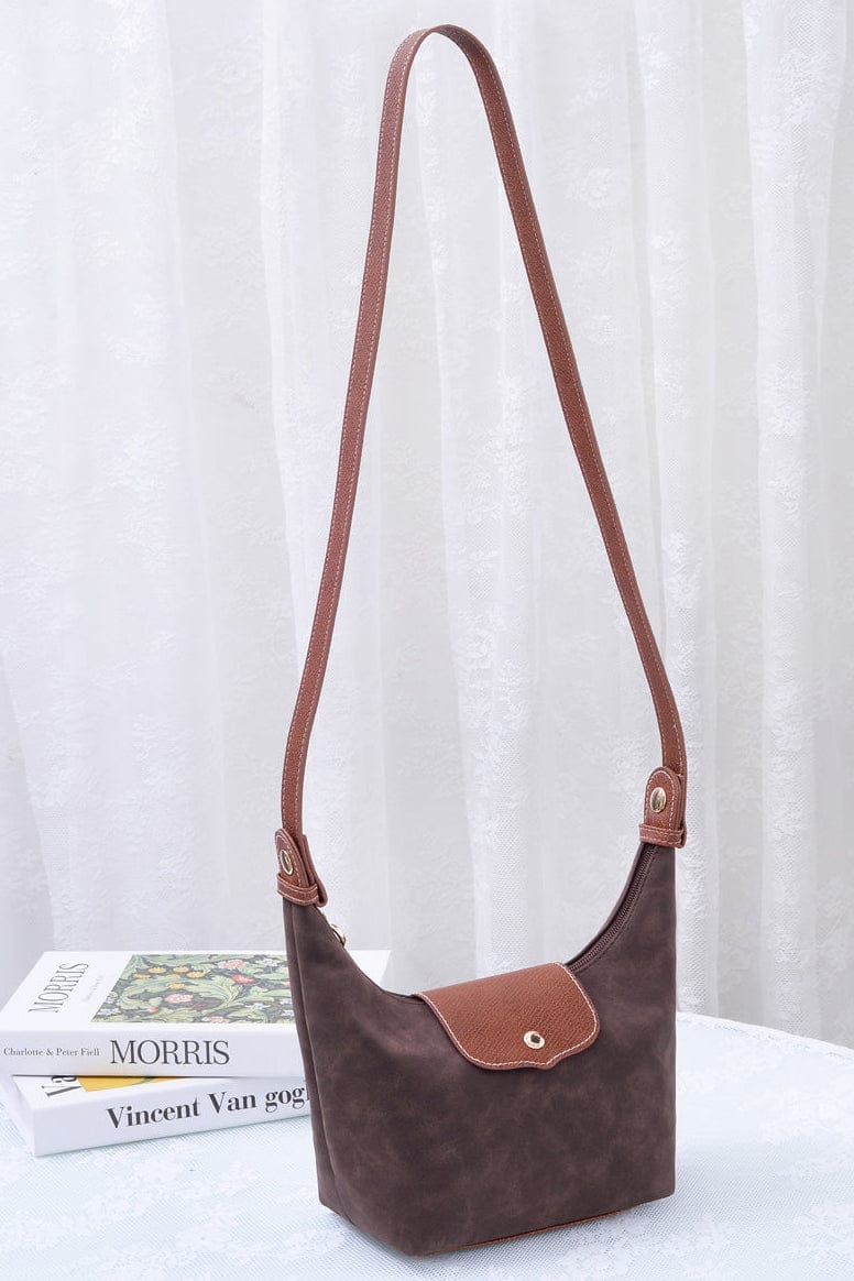 SU780 Suede Convertible Clutch/Shoulder/Crossbody Bag - MiMi Wholesale
