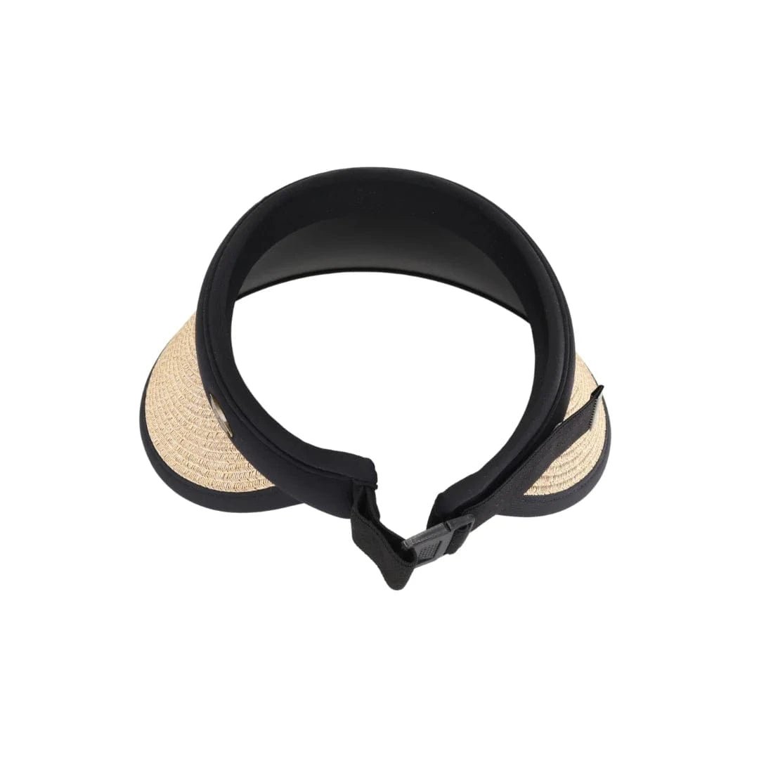 SVC0036 Straw Visor with Adjust band - MiMi Wholesale
