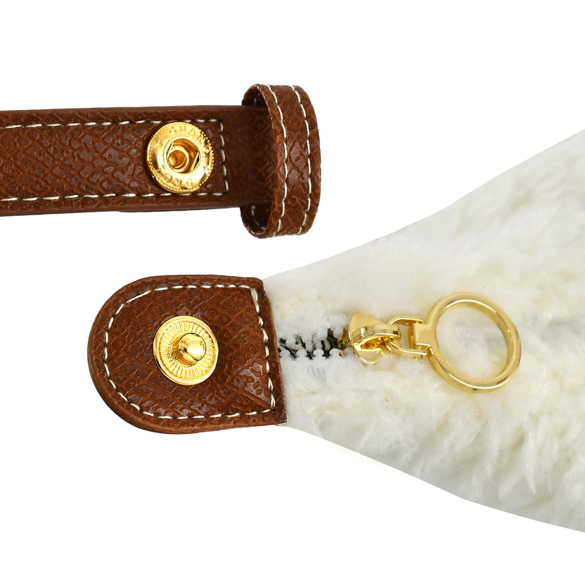 SW780 Shearling Convertible Clutch/Shoulder/Crossbody Bag - MiMi Wholesale