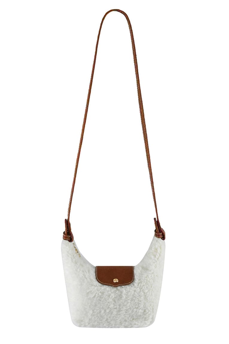 SW780 Shearling Convertible Clutch/Shoulder/Crossbody Bag - MiMi Wholesale
