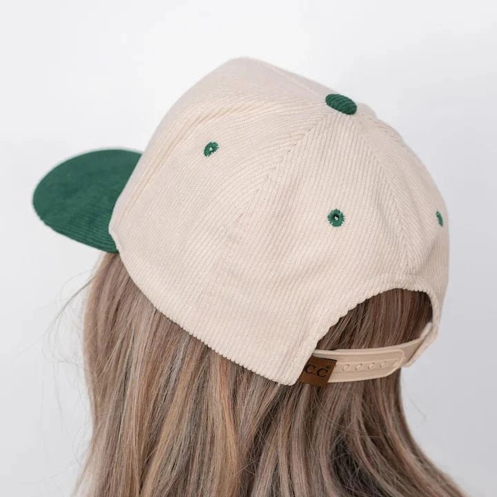 TCM0003 Corduroy Two Tone Trucker Hat - MiMi Wholesale