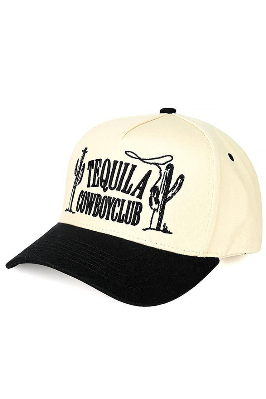 TCM0018 Tequila Cowboy Puff Embroidered Hat - MiMi Wholesale
