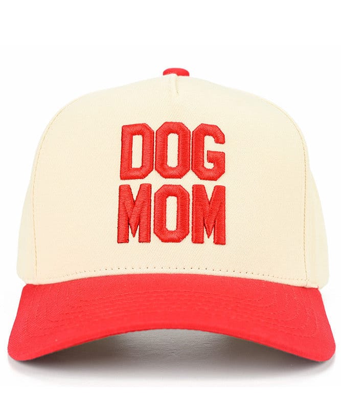 TCM0028 "DOG MOM" Puff Embroidered Trucker Hat - MiMi Wholesale