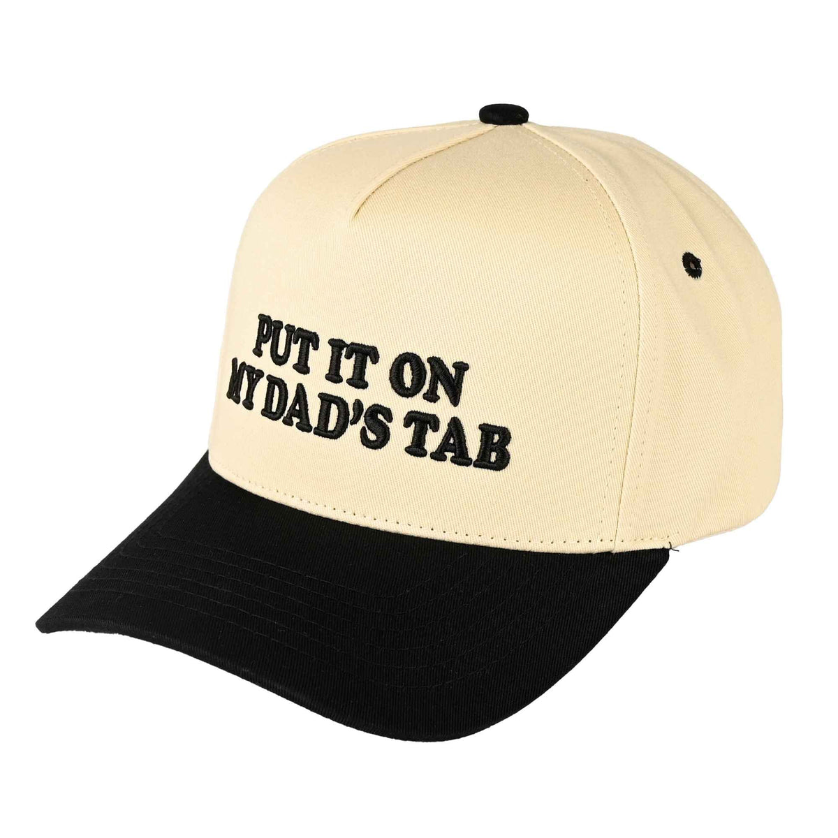 TCM0051 Puff Embroidered Put It On My Dad's Tab Trucker Hat - MiMi Wholesale