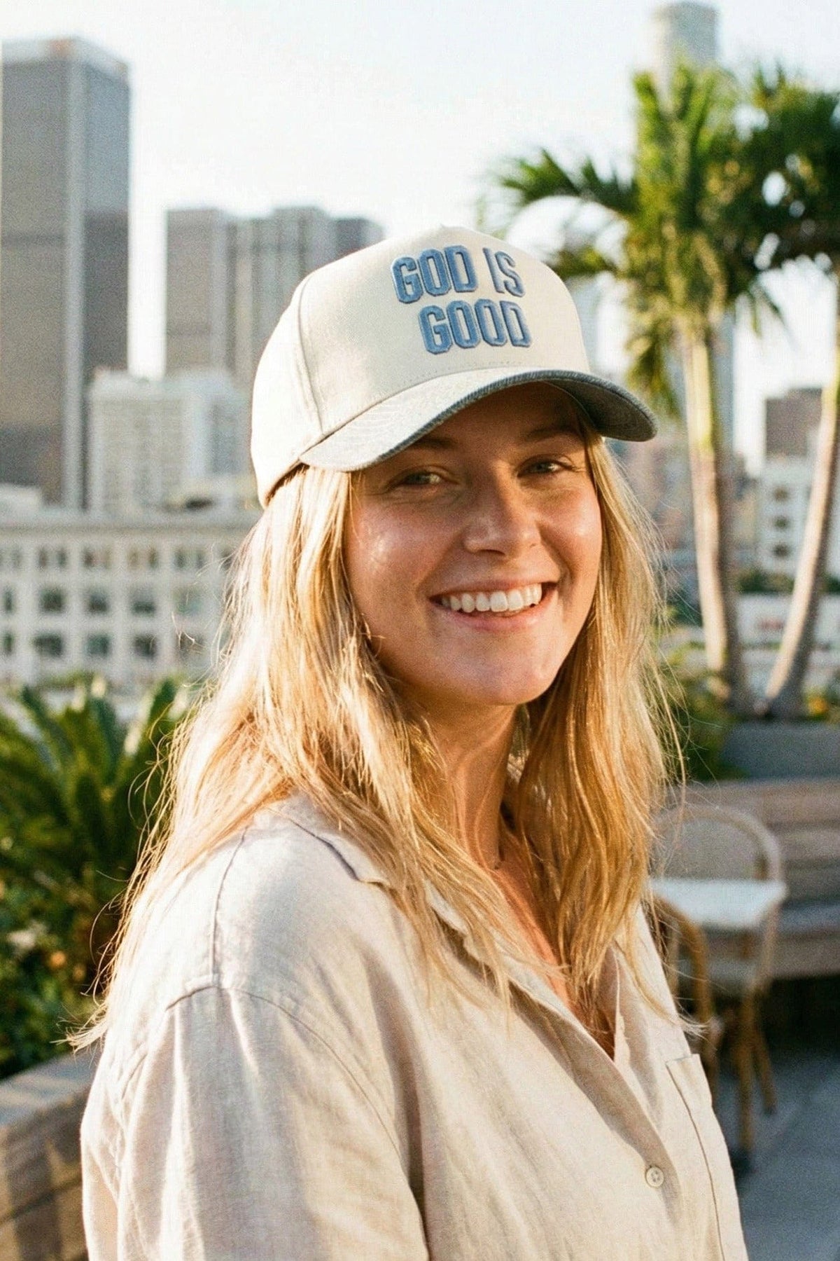 TCM0093 God is Good Trucker Hat - MiMi Wholesale