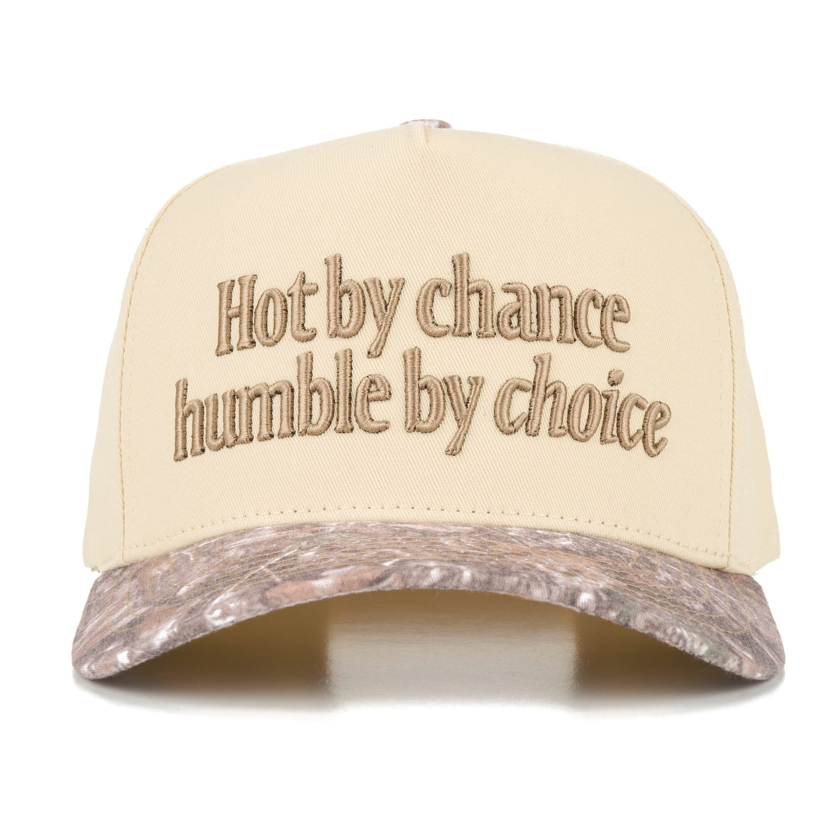 TCM0215 HOT BY CHANCE HUMBLE BY CHOICE Trucker Hat - MiMi Wholesale