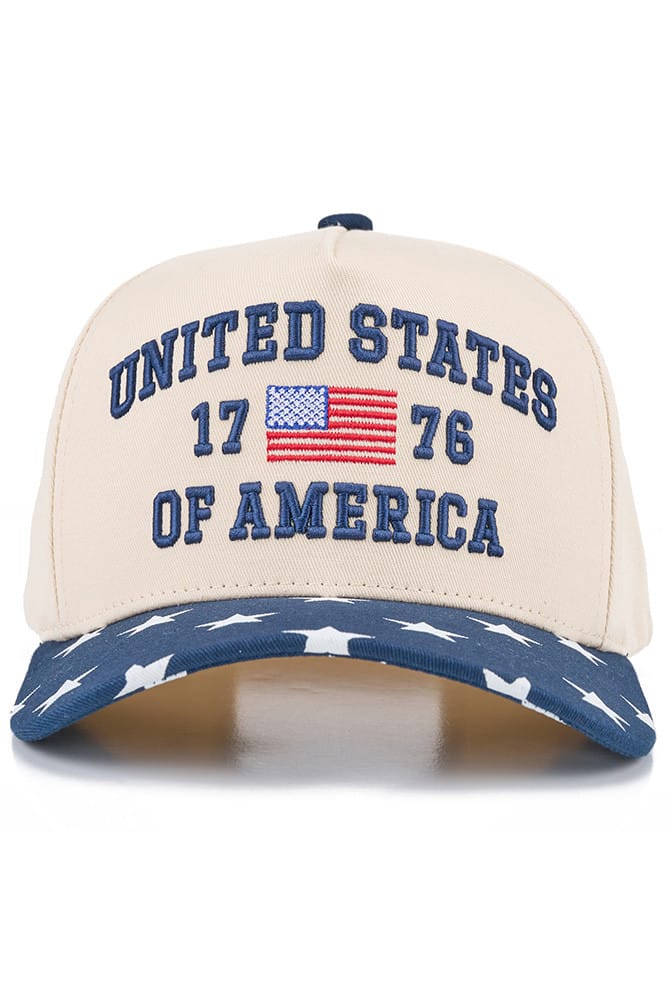 TCM0248 United States of America 1776 Trucker Hat - MiMi Wholesale