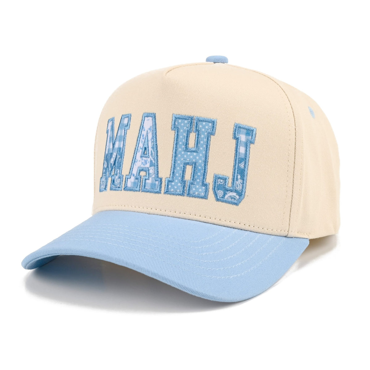 TCM0293 MAHJ Applique Trucker Hat - MiMi Wholesale