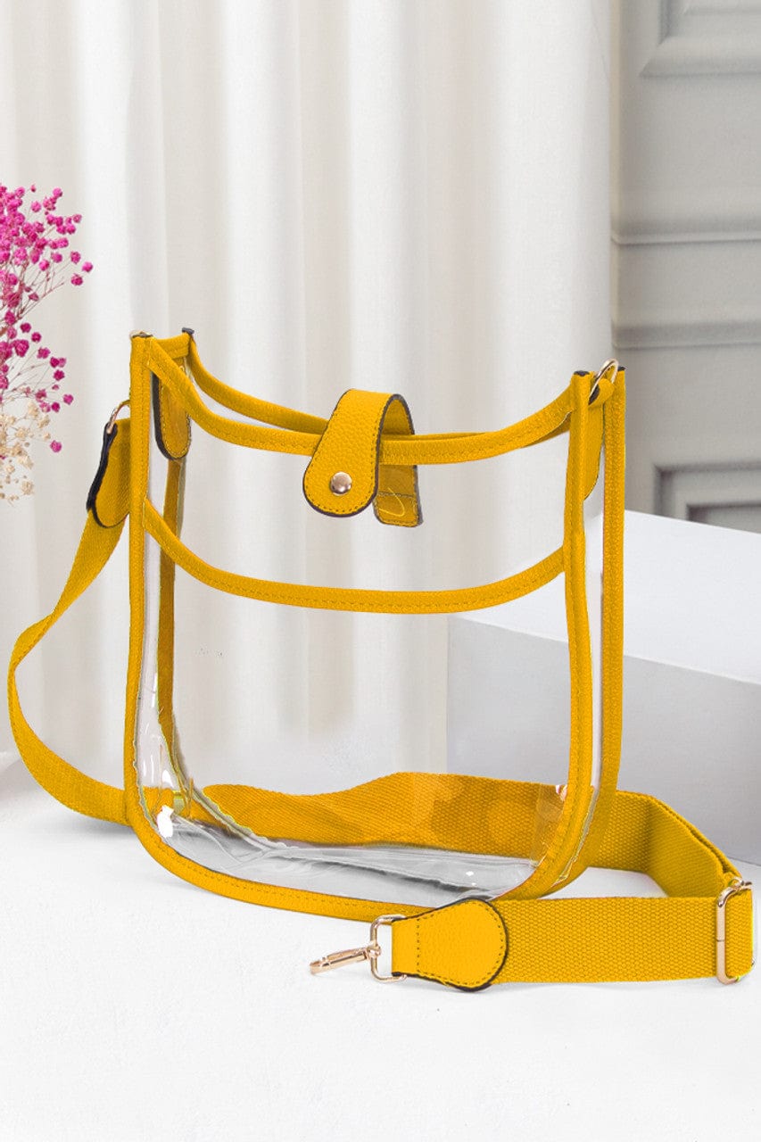 TG10171 Game Day Clear Crossbody Bag - MiMi Wholesale