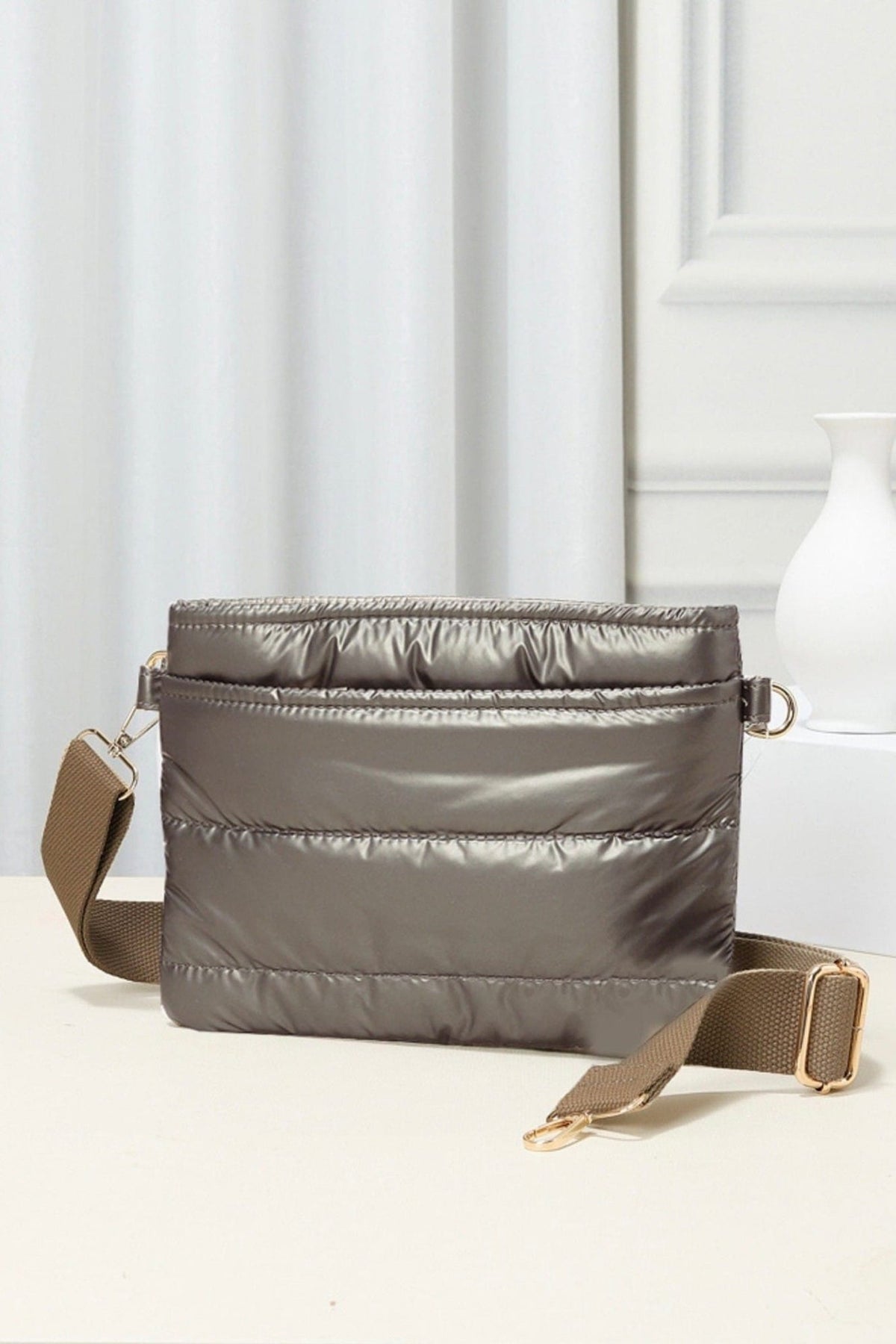 TG10282 Bailey Puffer Quilted Crossbody Bag - MiMi Wholesale