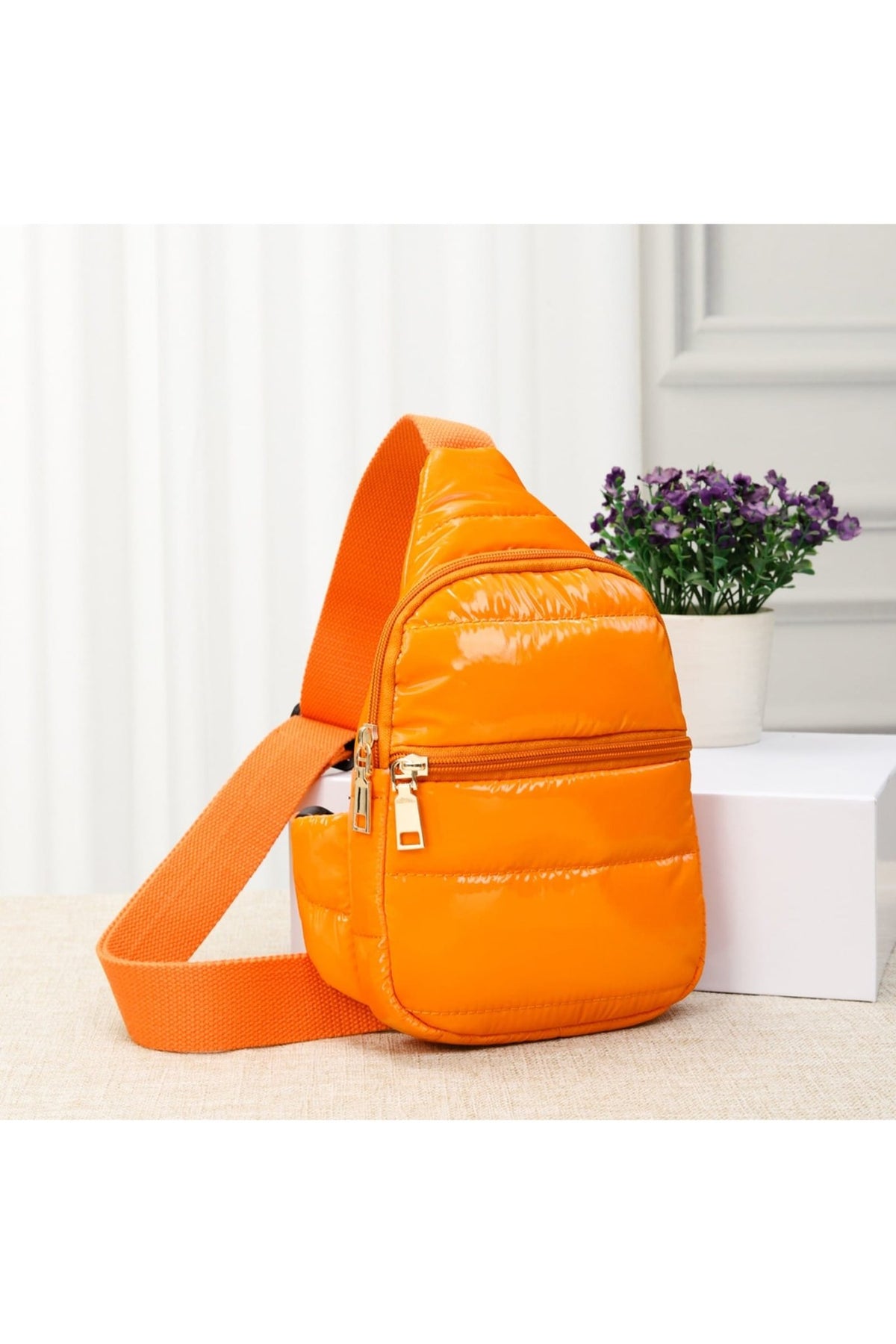 TG10289 Nora Puffer Sling Bag - MiMi Wholesale