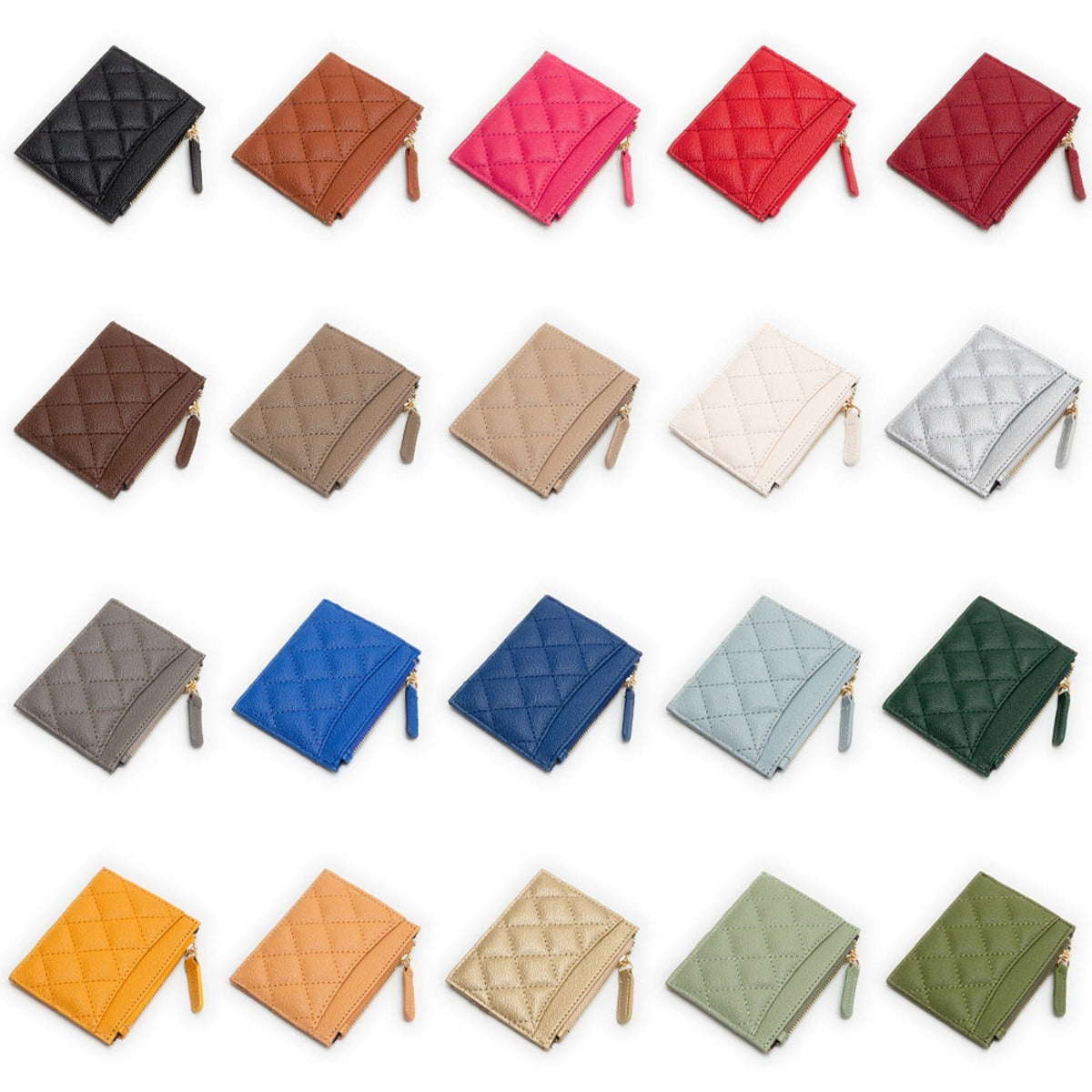 TG10607 Felecity Quilted Card Holder - MiMi Wholesale