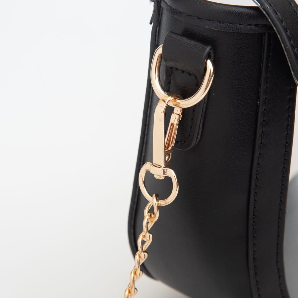 TG10612 Jade Clear Gameday Saddle Crossbody Bag - MiMi Wholesale