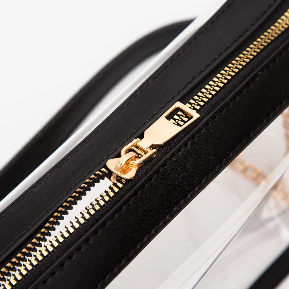 TG10614 Sophia Clear Gameday Crossbody Bag - MiMi Wholesale