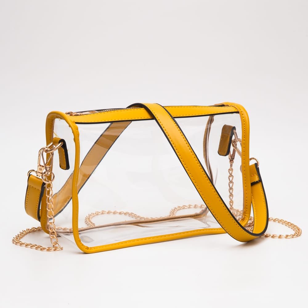 TG10614 Sophia Clear Gameday Crossbody Bag - MiMi Wholesale