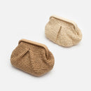 TG10636 Bila Hinge Straw Clutch Bag - MiMi Wholesale