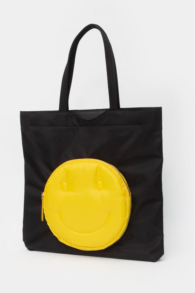 TG10662 Smiley Pocket Tote Bag - MiMi Wholesale