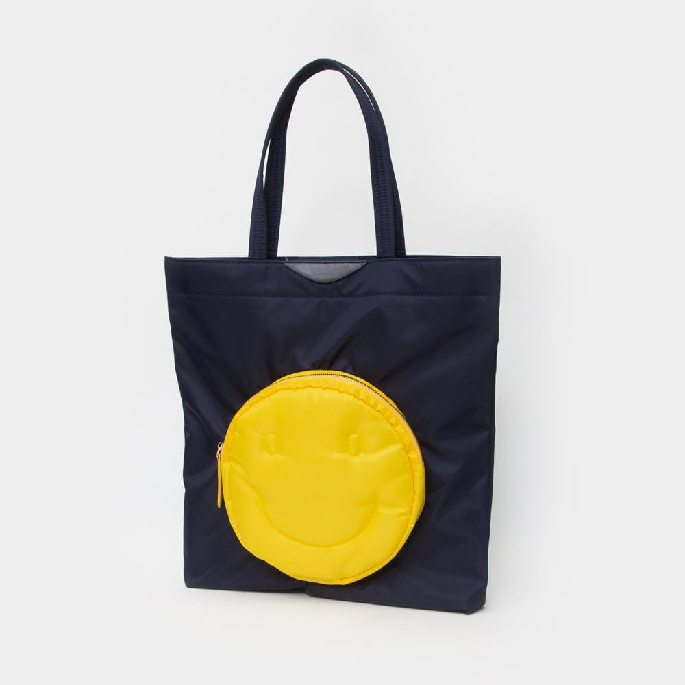 TG10662 Smiley Pocket Tote Bag - MiMi Wholesale
