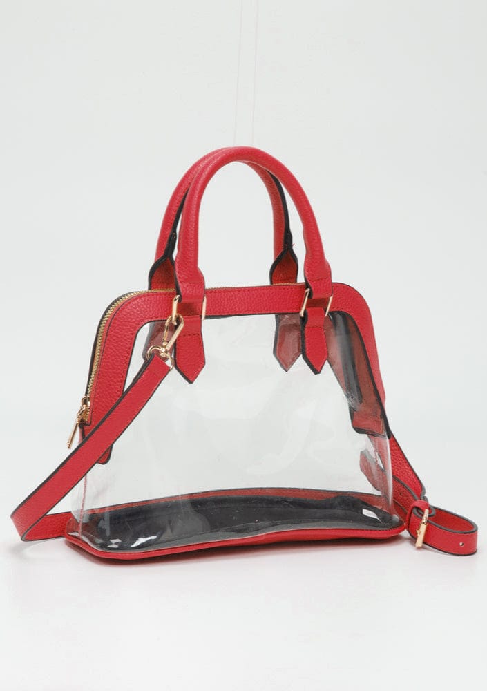TG10773 Analise Clear Satchel/Crossbody Bag - MiMi Wholesale