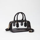 TG10774 Clear Wide Satchel/Crossbody Bag - MiMi Wholesale