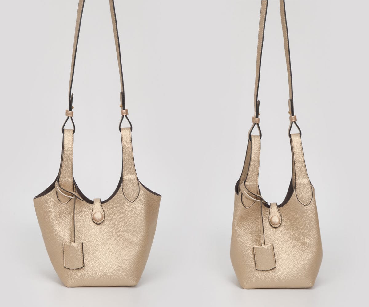 TG10827 Loren Bucket Tote Crossbody Bag - MiMi Wholesale