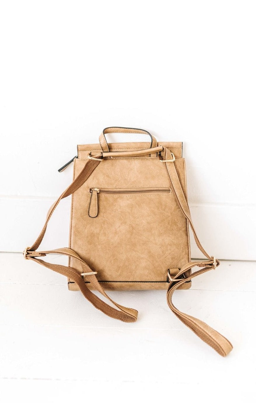 UNV0069 Flap Over Convertible Backpack - MiMi Wholesale