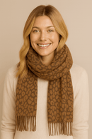 WCL520133 Suzi Leopard Print Scarf - MiMi Wholesale