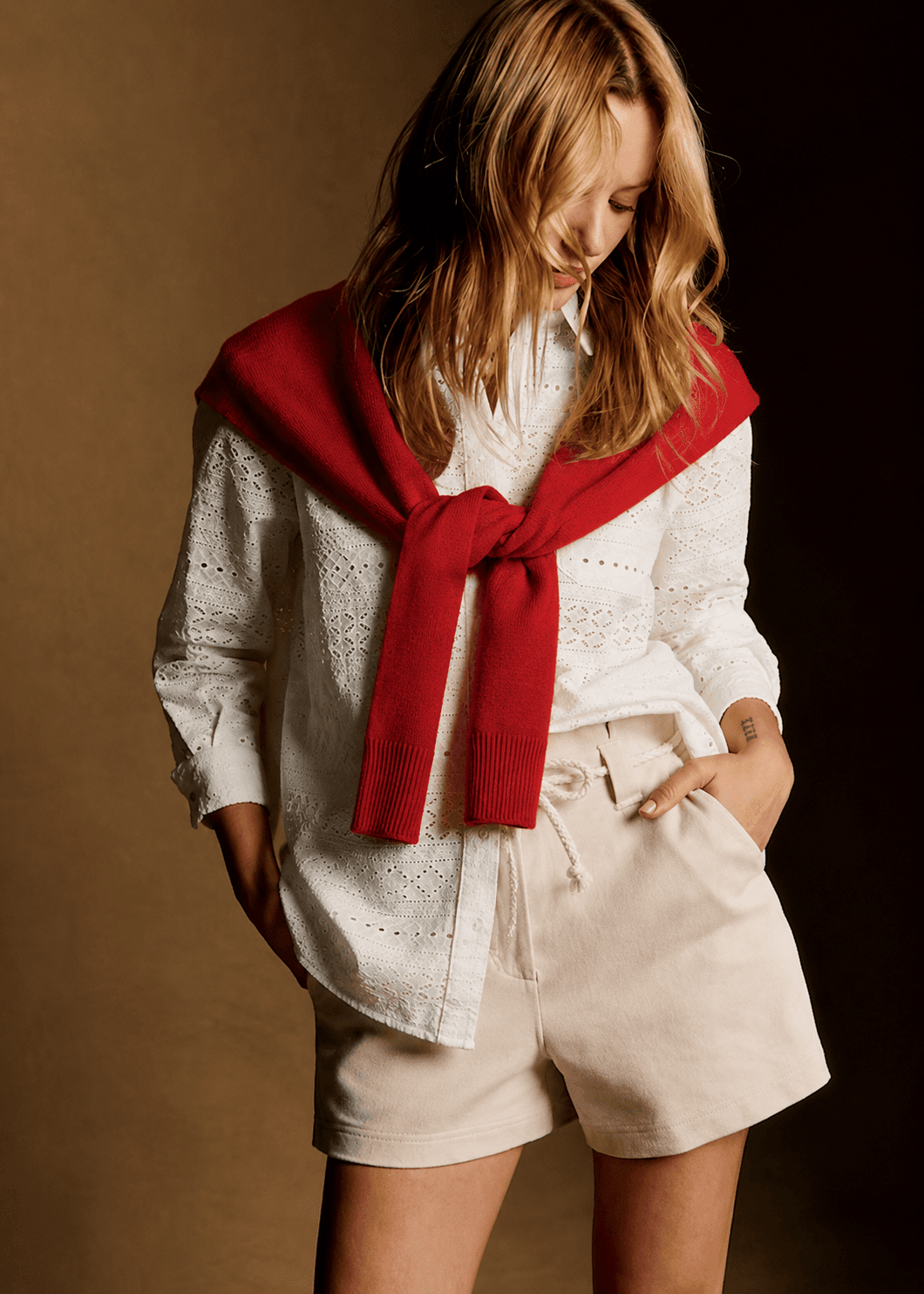 WCRS705 Stacy Knitted Shoulder Wrap - MiMi Wholesale
