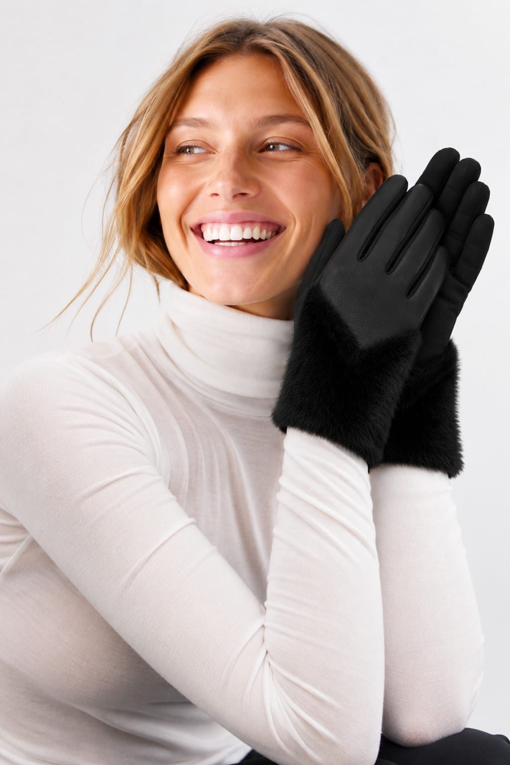 WGTS693 Mandy Soft Fur Gloves