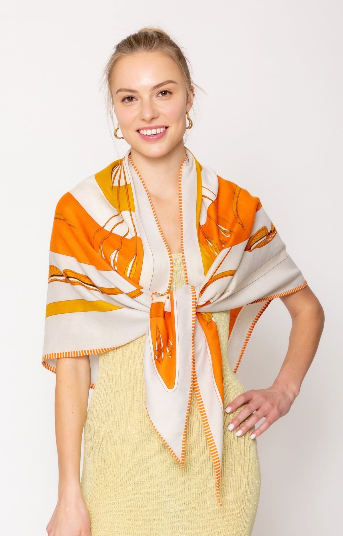WLL510076 Grace Cashmere Triangle Shape Scarf - MiMi Wholesale