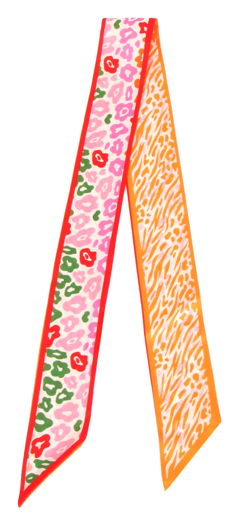 WLLS190 Animal Mix Skinny Scarf - MiMi Wholesale